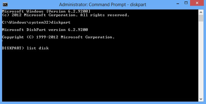 Shows the command prompt window and that I have typed 